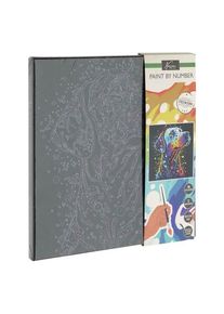 Creative Craft Group - Paint by Number Black Canvas Dog 30x30cm