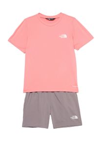 The North Face Drenge Tr&aelig;ningsdragt taupe / gammelrosa / hvid St&oslash;rrelse 85/90