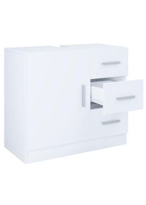 Vcm Waschbeckenschrank &raquo;Holz Badm&ouml;bel Badunterschrank Zalo XL Schublade&laquo; 1 Stk. tlg.