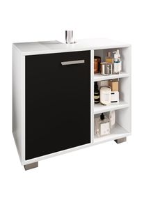 Vcm Waschbeckenschrank &raquo;Holz Badm&ouml;bel Badunterschrank Waschbecken Zalo L&laquo; 1 Stk. tlg.