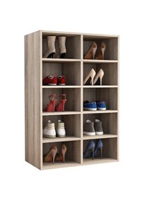 Vcm Schuhregal &raquo;Holz Regal Schuhschrank Schuhregal Hinsol M&laquo; 1 Stk. tlg.