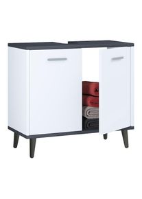 Vcm Waschbeckenschrank &raquo;Holz Badm&ouml;bel Badunterschrank Waschbecken Landos&laquo; 1 Stk. tlg.