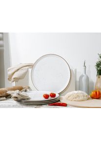 Creatable Pizzateller &raquo;Vintage Nature, Teller-Set, 4-tlg.&laquo; Naturverbundenes Design, Vielseitig einsetzbar