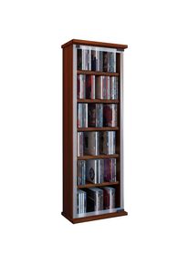 Vcm Media-Regal &raquo;Holz CD DVD Stand Regal Schrank Classic Glast&uuml;r&laquo; 1 Stk. tlg.