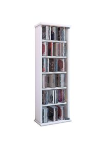 Vcm Media-Regal &raquo;Holz CD DVD Stand Regal Schrank Vetro Glast&uuml;r&laquo; 1 Stk. tlg.
