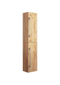 Vcm Hochschrank &raquo;Holz Badm&ouml;bel Bad Hochschrank Badschrank Badinos 2&laquo; 2 Stk. tlg.
