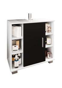 Vcm Waschbeckenschrank &raquo;Holz Badm&ouml;bel Badunterschrank Waschbecken Zalo M&laquo; 1 Stk. tlg.