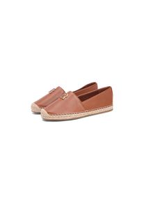 Tommy Hilfiger Espadrille &raquo;TH LOGO LEATHER ESPADRILLE&laquo; Sommerschuh, Slipper, Schlupfschuh mit typischer Juteverzierung
