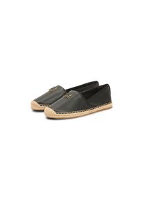 Tommy Hilfiger Espadrille &raquo;TH LOGO LEATHER ESPADRILLE&laquo; Sommerschuh, Slipper, Schlupfschuh mit typischer Juteverzierung