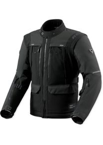 Revit Offtrack 3 H2O, textile jacket waterproof , color: Black , size: S