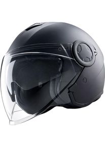 Vito Linate, kask z otwartą twarzą , kolor: Matowy-Czarny , rozmiar: M