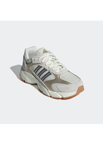 Sneaker adidas Sportswear "CRAZYCHAOS 2000", Damen, Gr. 43, wei&szlig; (sanftes wei&szlig;, cyber metallic, orbit grau), Leder, Synthetik, Textil, Schuhe Sneaker, inspiriert vom Design des adistar control