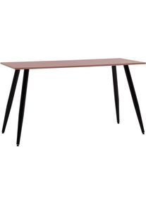 Arbeitstisch Schildmeyer "Piazza, Breite 138 cm", mauve, schwarz, mauve, B:138cm H:73,6cm T:60cm, Tische, Arbeitstisch, Made in Germany