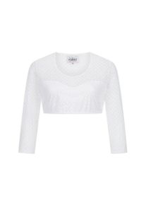 N&uuml;bler Dirndlbluse N&Uuml;BLER "Dirndlbluse langarm Lisa", Damen, Gr. 40, wei&szlig;, Obermaterial: 90% Polyester PES. 10% Elasthan EL., Blusen Dirndlbluse