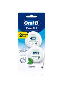 Oral-B Essential Floss Mint waxed dental floss with mint flavor 2x50 m