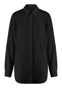 Emilia Lay - Long-Bluse, schwarz, Gr. 56, Viskose