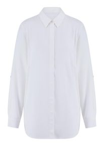 Emilia Lay - Long-Bluse, weiss, Gr. 52, Viskose