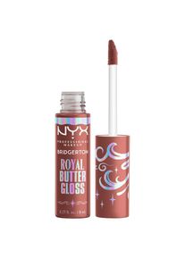 Nyx Cosmetics NYX PROFESSIONAL MAKEUP, Damen, Lipgloss &raquo;BRIDGERTON ROYAL BUTTER GLOSS&laquo; seidig glatt und butterweich, 02-Praline, Royal Butter Lipgloss von NYX 