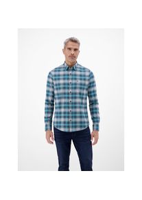 Lerros, Herren, Flanellhemd &raquo;Herren Flanellhemd - Klassisch. Cool. Kombinierbar.&laquo;, SWEDISH BLUE, 3XL - Normalgr&ouml;&szlig;en, Klassischer Karo-Look, stilvoll 