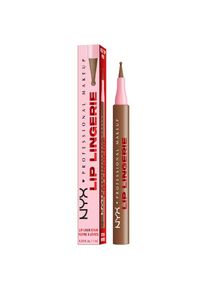 Nyx Cosmetics NYX PROFESSIONAL MAKEUP, Damen, Lippenstift &raquo;LIP LINGERIE LIP LINER STAIN&laquo; wisch- und wasserfesten Halt, mit pr&auml;ziser Filzkugelspitze, 04-Steamy Spice