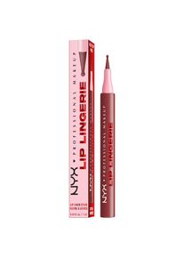 Nyx Cosmetics NYX PROFESSIONAL MAKEUP, Damen, Lippenstift &raquo;LIP LINGERIE LIP LINER STAIN&laquo; wisch- und wasserfesten Halt, mit pr&auml;ziser Filzkugelspitze, 10-Up All Night