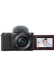Sony, Systemkamera &raquo;ZV-E10L&laquo; E PZ 16 - 50 mm F3.5 - 5.6 OSS (SELP1650), 24, 2, Bluetooth WLAN (WiFi), inkl. Vlog-Kamera mit schwenkbarem Display inkl.