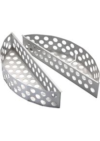 R&ouml;sle R&Ouml;SLE, Kohlekorb &raquo;F50/F50 AIR matt&laquo; Grillen mit m&uuml;heloser Hitzequellen-Positionsfreiheit, silberfarben, Stahl, silberfarben