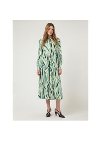 Y.A.S, Damen, Druckkleid &raquo;YASASINA LS LONG SHIRT DRESS S. NOOS&laquo; Sommerkleid, Pristine AOP:Zelly, N-Gr, 42 - N-Gr, Pristine AOP:Zelly, Aus reiner 