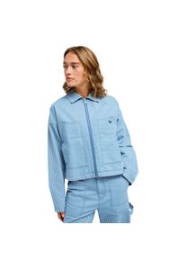 Roxy, Damen, Outdoorjacke &raquo;Beachfront Bliss&laquo;, Coconut Milk Denim Stripe, XXL, Coconut Milk Denim Stripe, Stoff: Walkfrottier