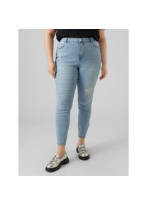 Vero Moda Curve, Damen, Skinny-fit-Jeans &raquo;VMSOPHIA HR SKINNY DS VI3376 GA CUR NOOS&laquo;, Light Blue Denim, 50 - L&auml;nge 32, Jeans von Vero Moda Curve