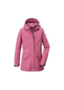 Killtec, Damen, Softshellparka &raquo;KOS 120 GRLS SFTSHLL PRK&laquo; Wasserabweisender, winddichter Parka mit 10.000 mm Wassers&auml;ule, ros&eacute;, 140, M&auml;dchen Softshell