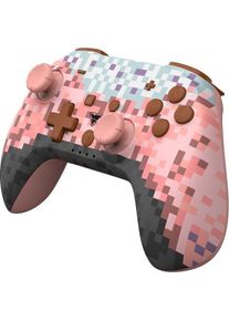 DragonShock - Manette compacte sans fil Bluetooth PopTop Cube Rose pour Switch et Switch OLED (PC, Switch), Gaming Controller, Blau, Schwarz, Braun, 