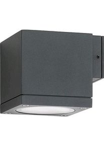 LCD, Gartenbeleuchtung, Wandleuchte Graphit (GU10, IP65)