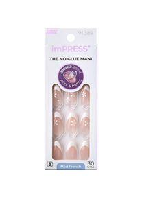KISS, Nagelstyling + Kunstn&auml;gel, Adhesive nails ImPRESS Nails - Fearless 30 pcs (Kunstn&auml;gel)
