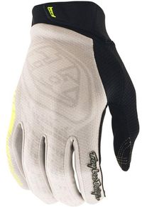 Troy Lee Designs GP Pro Frames, gloves , color: Light Grey/Black/Neon-Yellow , size: XL