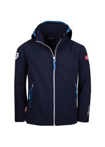 Trollkids, Unisex, Velojacke, Kid's Kvalvika Jacket (128), Blau, 128