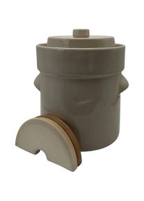 G&auml;rtopf 3l mD u.Beschw.Stein g, Pfanne + Kochtopf, Grau