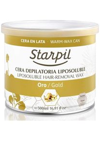 Starpil, Wachs + Enthaarungscreme, K&ouml;rper Enthaarungswachs Liposoluble Cera Gold (500 ml) (1x)