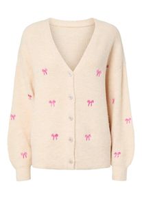 Y.A.S YAS Cardigan 'YASBow' Femme beige taille S