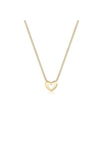 Elli Premium Kette mit Anh&auml;nger &raquo;Halskette Anh&auml;nger Herz 585 Gelbgold&laquo;