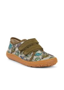 froddo Barfu&szlig;schuh &raquo;BAREFOOT CANVAS&laquo; Sneaker, Klettschuh mit Baumwollfutter, Klett-Hausschuh gr&uuml;n, Gr&ouml;&szlig;e 26