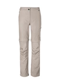 Zip-off-Hose Killtec "KOS 5 WMN PNTS", Damen, Gr. 38, Normalgr&ouml;&szlig;en, zement, Obermaterial: 92% Polyester, 8% Elasthan, Hosen Zip-off-Hose, Abzippbare, wasserabweisende Funktionshose mit Stretch und Taschen