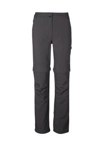 Zip-off-Hose Killtec "KOS 5 WMN PNTS", Damen, Gr. 48, Normalgr&ouml;&szlig;en, anthrazit, Obermaterial: 92% Polyester, 8% Elasthan, Hosen Zip-off-Hose, Abzippbare, wasserabweisende Funktionshose mit Stretch und Taschen