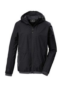 Funktionsjacke Killtec "KOS 26 MN JCKT", Herren, Gr. L, schwarz, Obermaterial: 100% Polyester.Futter: 100% Polyester, Jacken Funktionsjacke, Leichte, wasserdichte, atmungsaktive Herrenjacke, verstaubar