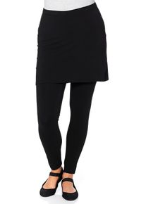 Leggings sheego by Joe Browns, Damen, Gr. 48, Normalgr&ouml;&szlig;en, schwarz, 95% Baumwolle, 5% Elasthan, unifarben, Hosen Leggings