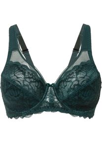 Minimizer-BH med skir spets - gr&ouml;n - storlek 100C - bonprix