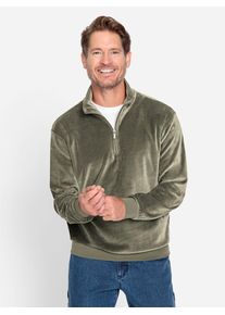 Sweatshirt Catamaran, Herren, Gr. 64/66, gr&uuml;n (khaki), 75% Baumwolle, 25% Polyester, unifarben, Sweatshirts Sweatshirt