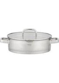 Servierpfanne Silver Line Edelstahlfarben &Oslash; ca. 28cm