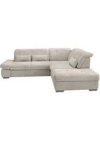Ecksofa Dalida Beige Chenille m. Bettkasten