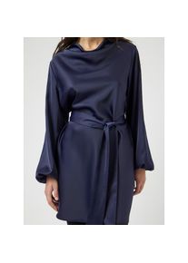 Y.A.S, Damen, Blusenkleid &raquo;YASTHEA LS DRESS S. NOOS&laquo;, Evening Blue, 44 - N-Gr, Kurzes Kleid von YAS